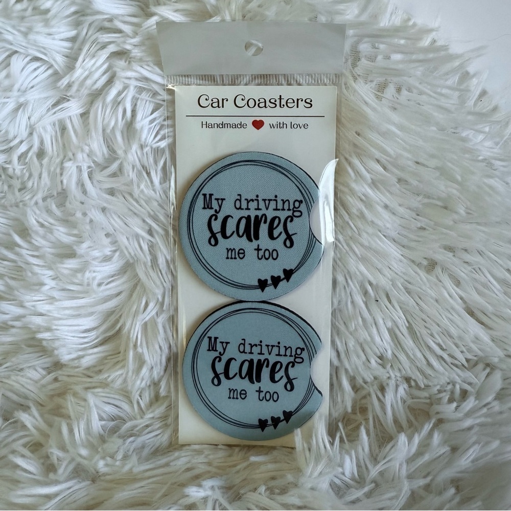 🫟 2/$15 Humorous Car Coasters
